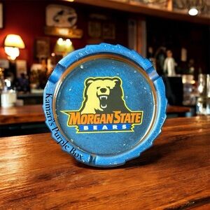 Morgan State Bears Blue and Orange Ashtray